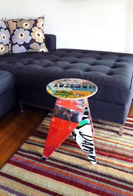 Etsy Reclaimed Furniture Recycled Skateboard Stool