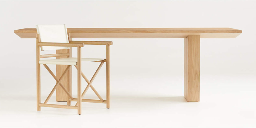 FSC-Certified Oak Table at Crate and Barrel