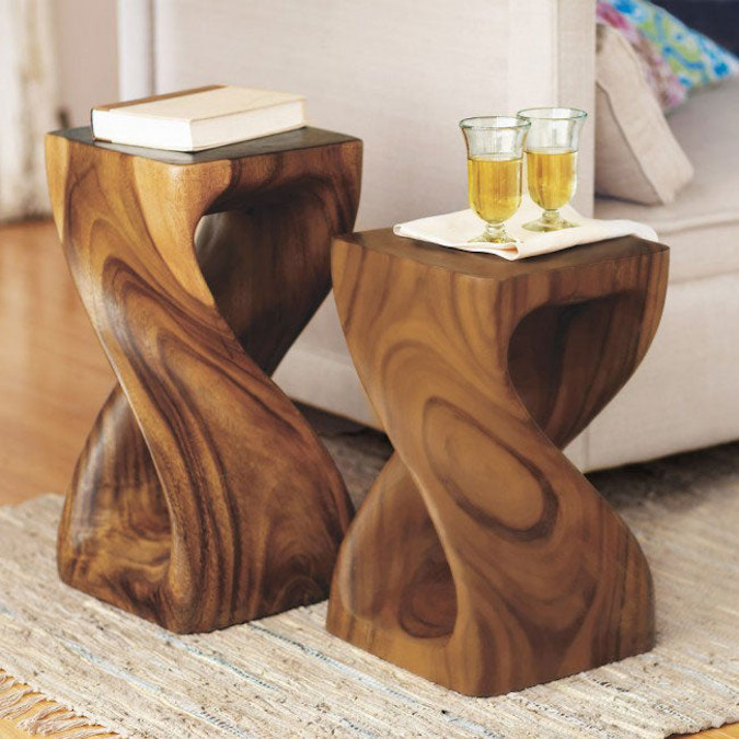 Viva Terra Sustainable Wood Stool