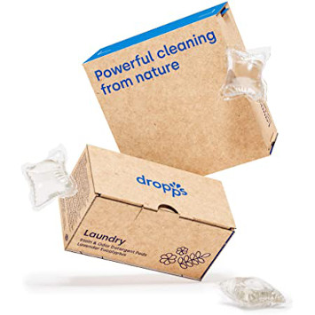 dropps stain and odor laundry detergent pods
