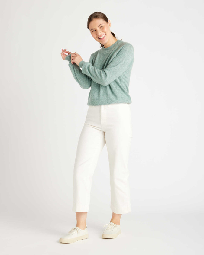 quince cashmere sweatshirt