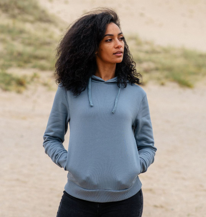 rapanui womens organic hoody